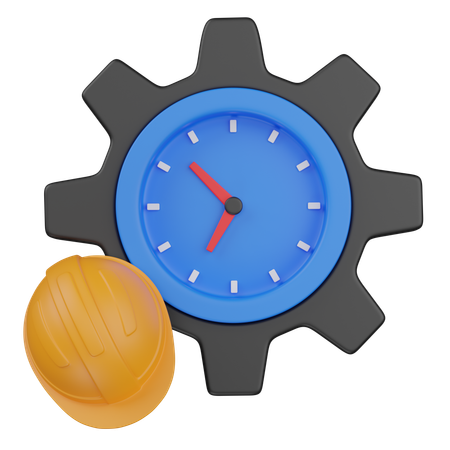 Horas Laborales  3D Icon