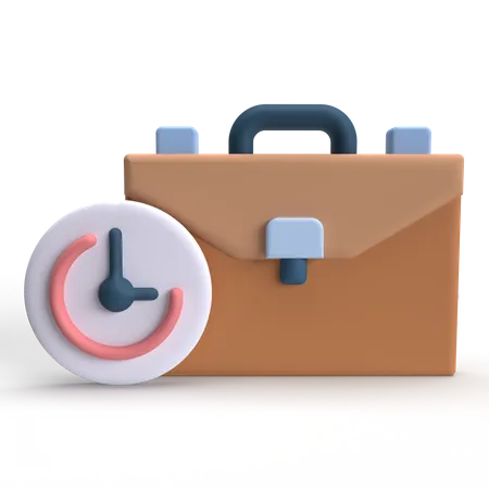 Horas Laborales  3D Icon