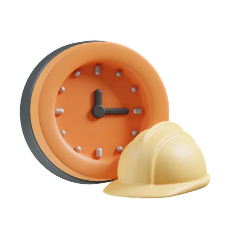 Horas Laborales  3D Icon