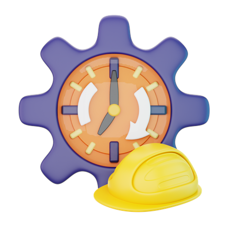 Horas Laborales  3D Icon