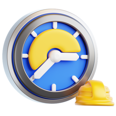 Horas Laborales  3D Icon