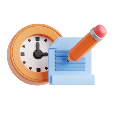 Horas Laborales  3D Icon