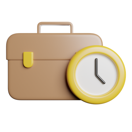Jornada de trabalho  3D Icon