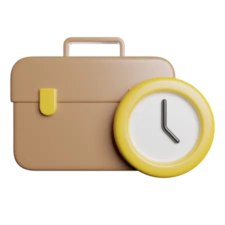 Jornada de trabalho  3D Icon