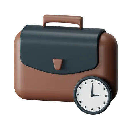 Horas Laborales  3D Icon