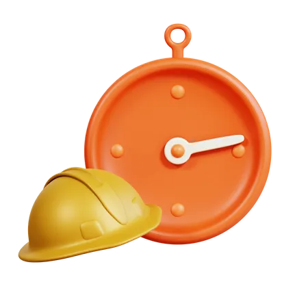 Horas Laborales  3D Icon