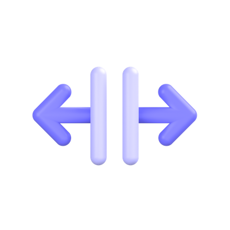 Horizontal-align-center  3D Icon