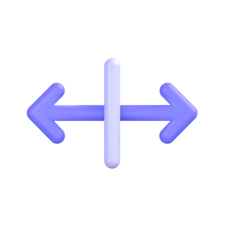 Horizontal-align-center  3D Icon