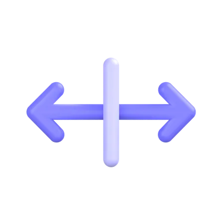 Horizontal-align-center  3D Icon