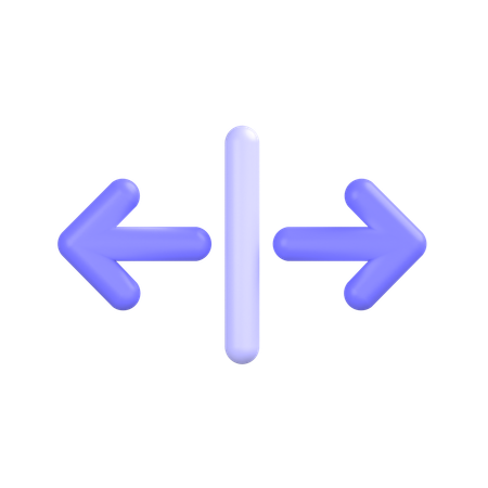 Horizontal-align-center  3D Icon