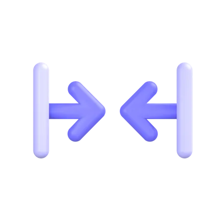 Horizontal- alignment  3D Icon