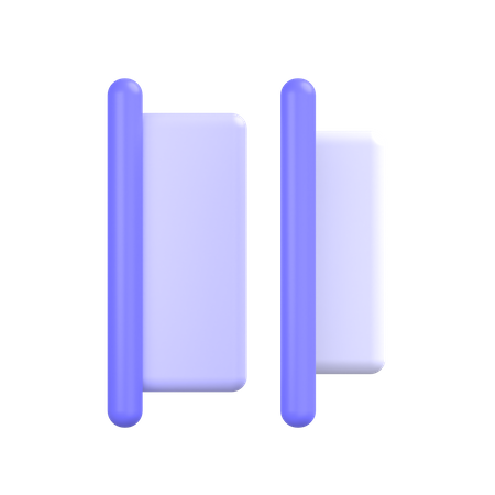 Horizontal-distribute-left 3D Icon