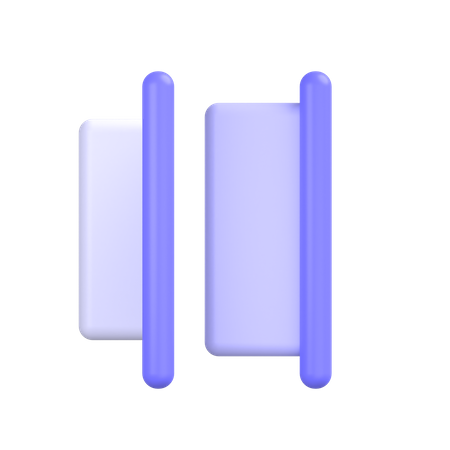 Horizontal-distribute-right 3D Icon