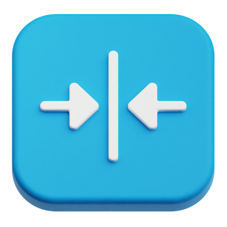 Horizontal Maximize  3D Icon