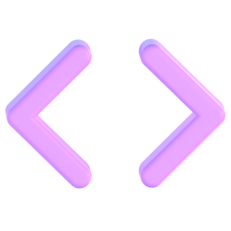 Horizontal Scroll  3D Icon