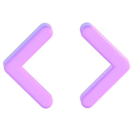 Horizontal Scroll  3D Icon