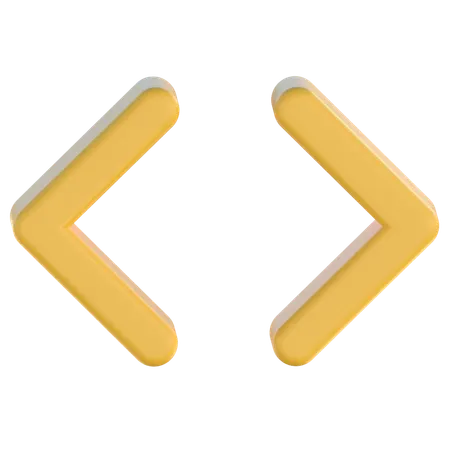 Horizontal Scroll  3D Icon