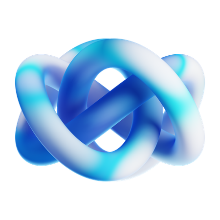 Horizontaler Knoten  3D Icon