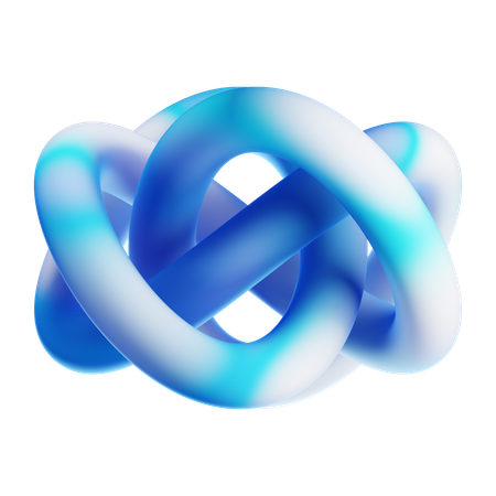 Horizontaler Knoten  3D Icon