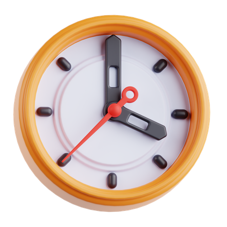 Horloge  3D Icon