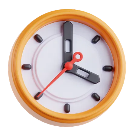 Horloge  3D Icon