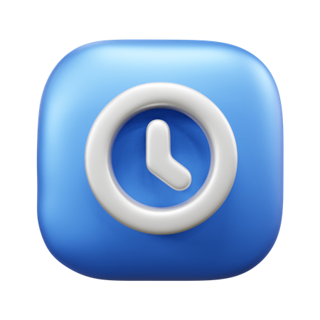 Horloge  3D Icon