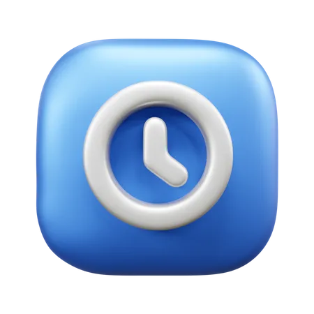 Horloge  3D Icon