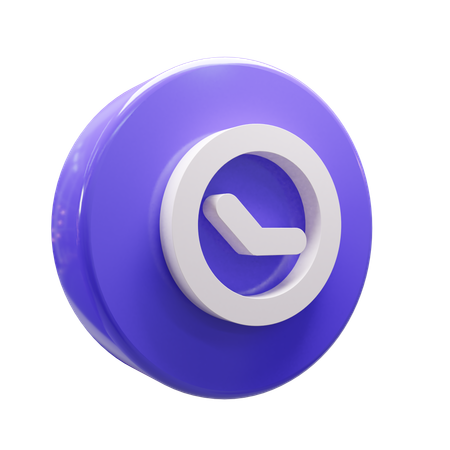 Horloge  3D Icon