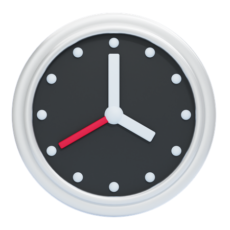 Horloge  3D Icon