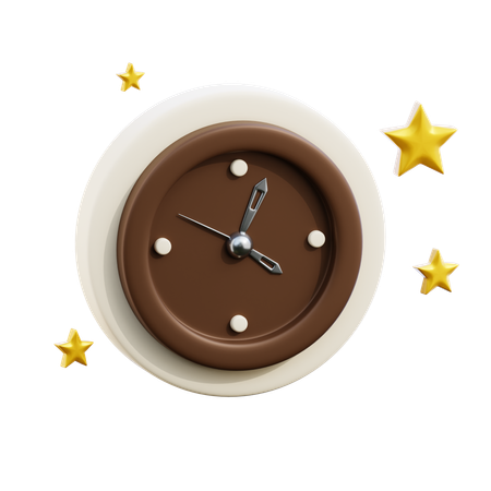 Horloge  3D Icon