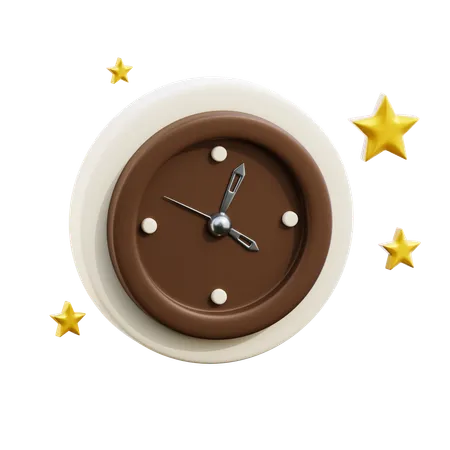 Horloge  3D Icon