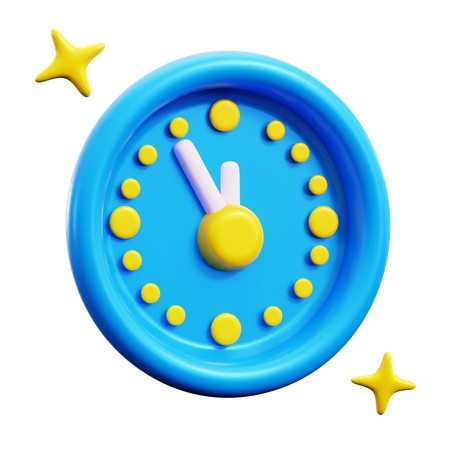 Horloge  3D Icon