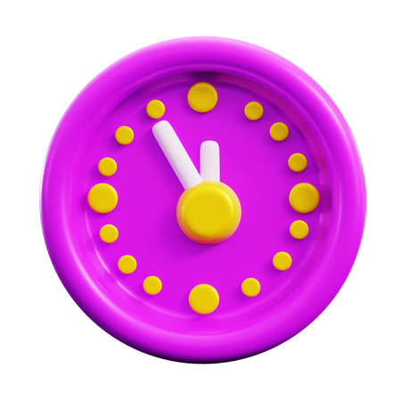 Horloge  3D Icon