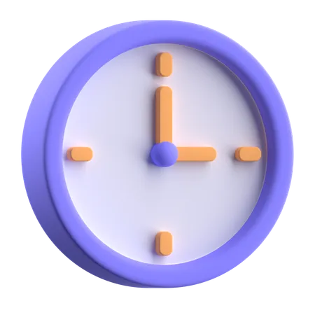 Horloge  3D Icon