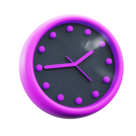 Horloge  3D Icon