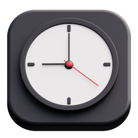 Horloge  3D Icon