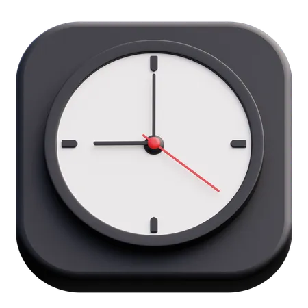 Horloge  3D Icon