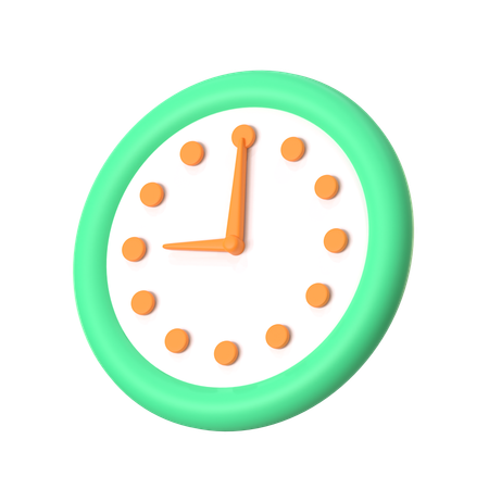 Horloge  3D Icon