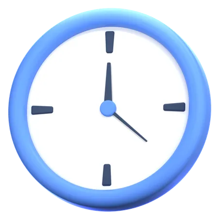 Horloge  3D Icon