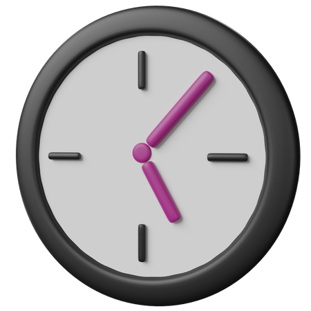 Horloge  3D Icon