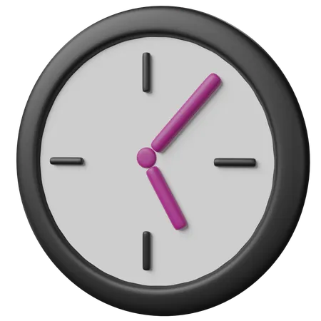 Horloge  3D Icon