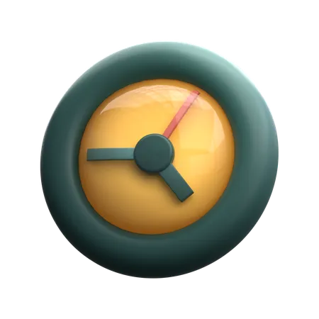 Horloge  3D Icon