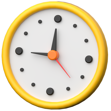 Horloge  3D Icon