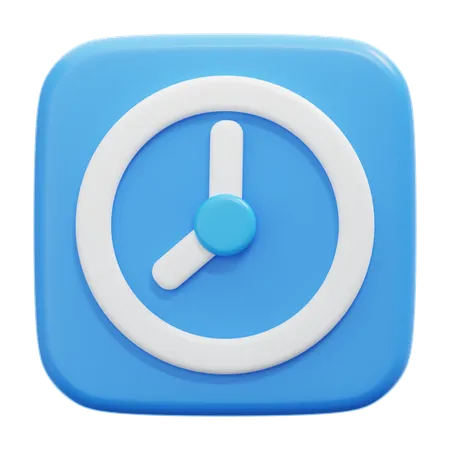 Horloge  3D Icon