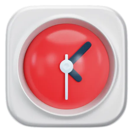 Horloge  3D Icon