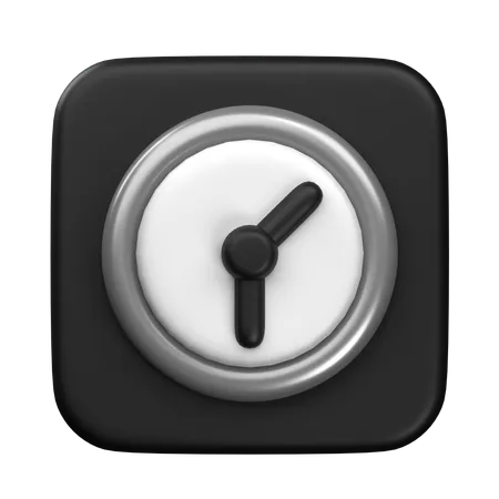 Horloge  3D Icon