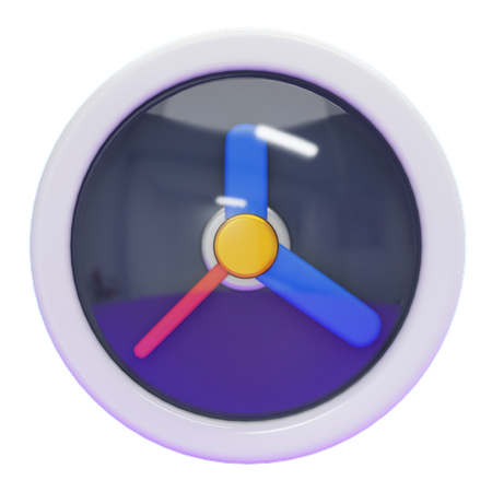 Horloge  3D Icon