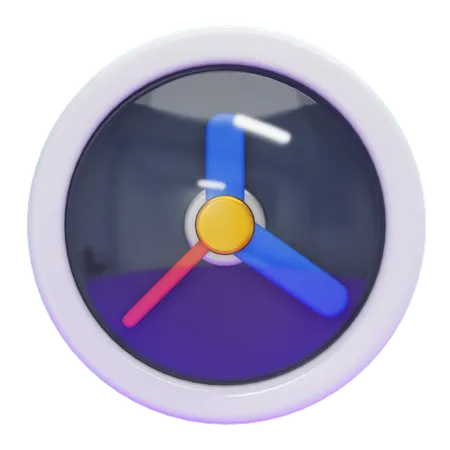 Horloge  3D Icon