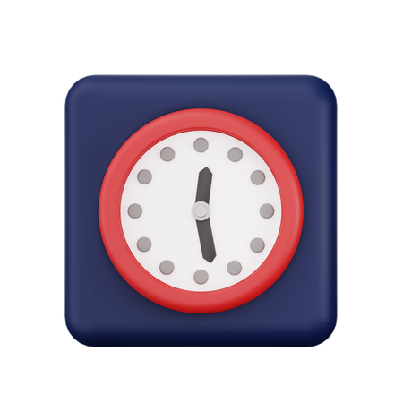 Horloge  3D Icon