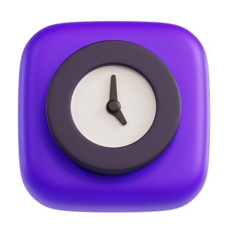 Horloge  3D Icon